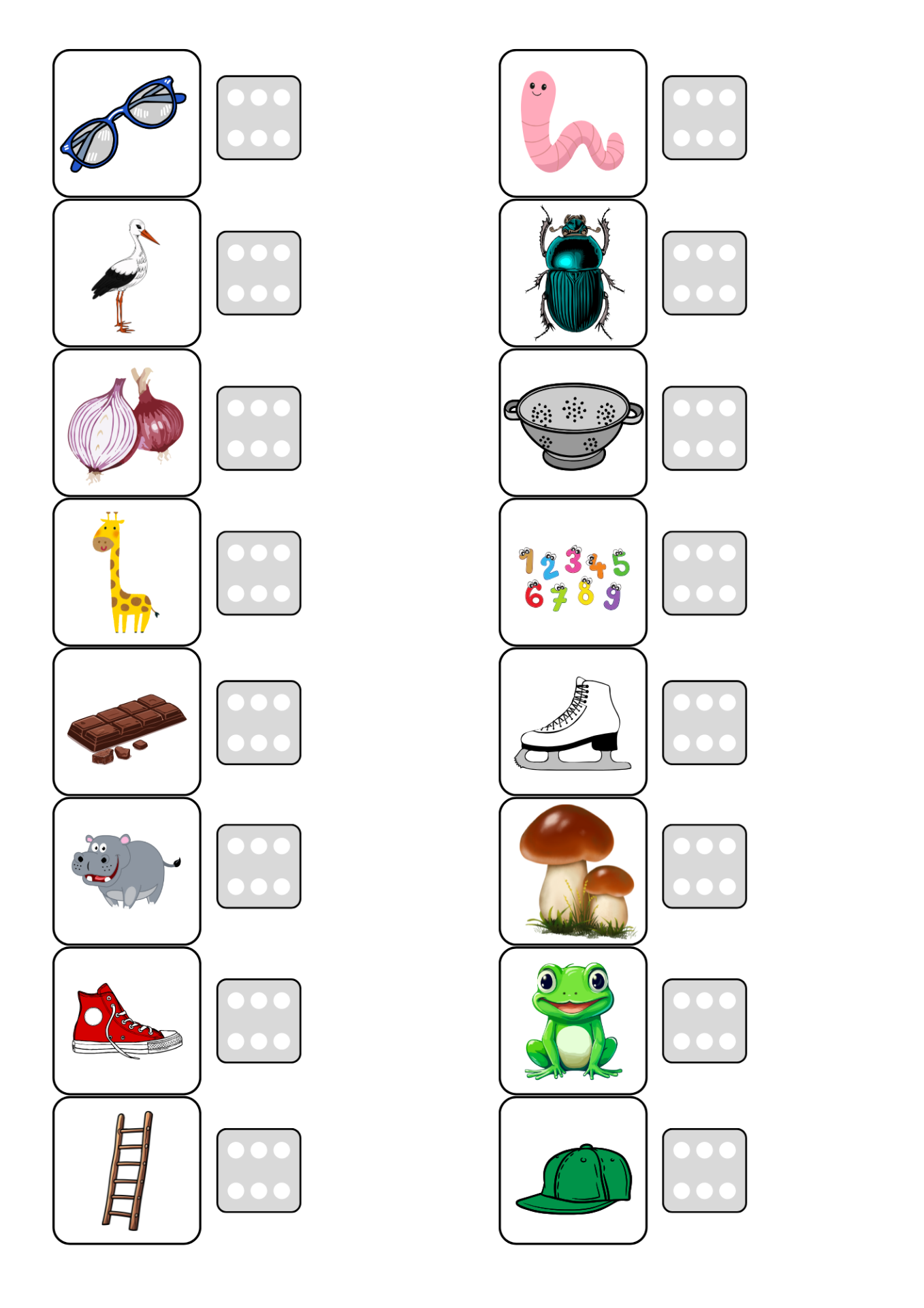 Určování počtu slabik I. 